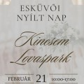 Esküvői nyílt nap a Kincsem Lovasparkban! Esküvői nyílt nap a Kincsem Lovasparkban!